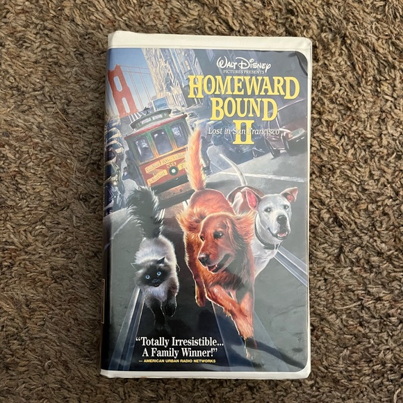 Vintage Walt Disney VHS tape movie children kids. HOMEWARD BOUND 2. - Picture 1 of 7